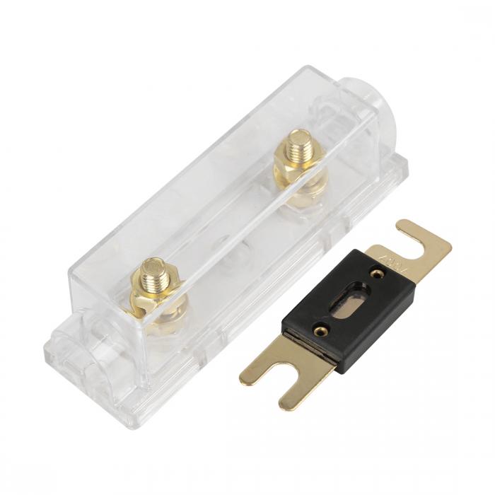 uxcell ヒューズホルダー ヒューズ ヒューズボックス ヒューズキャップ ヒューズ 車用 0 4 8 10 ゲージ 400Amp ANLヒューズ付き ANL カーオーディオビデオステレオ用