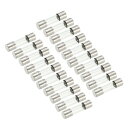 uxcell ガラスヒューズ スローブロー ガラスカートリッジヒューズ管 時間遅延ヒューズ 250V 3.15A 5 mmx20 mm 20個