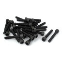 uxcell 六角穴付きボルト ソケットヘッダキャップスキュー マシンボルト M6 x 40mm 40個入り