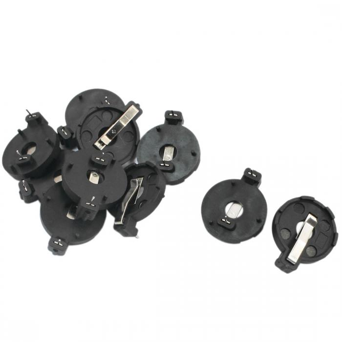 uxcell ボタン電池ホルダー ボタン電池ケース ボタン電池対応 CR2032/2025/2016 型コイン 10個