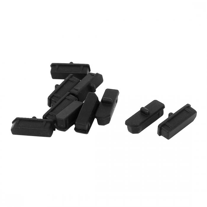 uxcell 防塵プラグコンピュータポートプロテクター シリコン防塵カバーキャップポートストッパーディスプレイポート用 10個