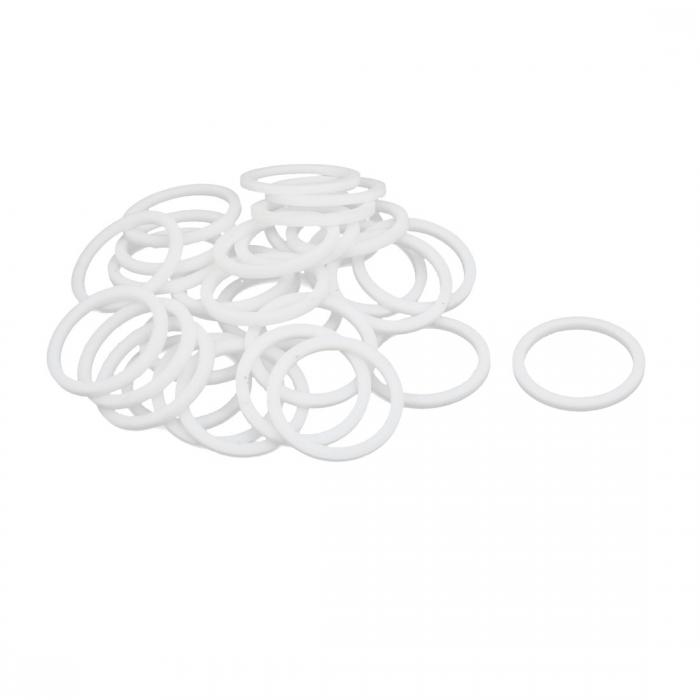 uxcell եåȥå㡼 󥰥å PTFE 27 mm 22 mm 2 mm ظѥ ۡ ۥ磻 30ѥå