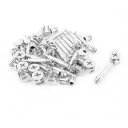 uxcell 家具接続キット 8 mm外径カムフィッティング 6x40 mmノックねじ 6 mm外径プレインサートナット 3合1 20セット