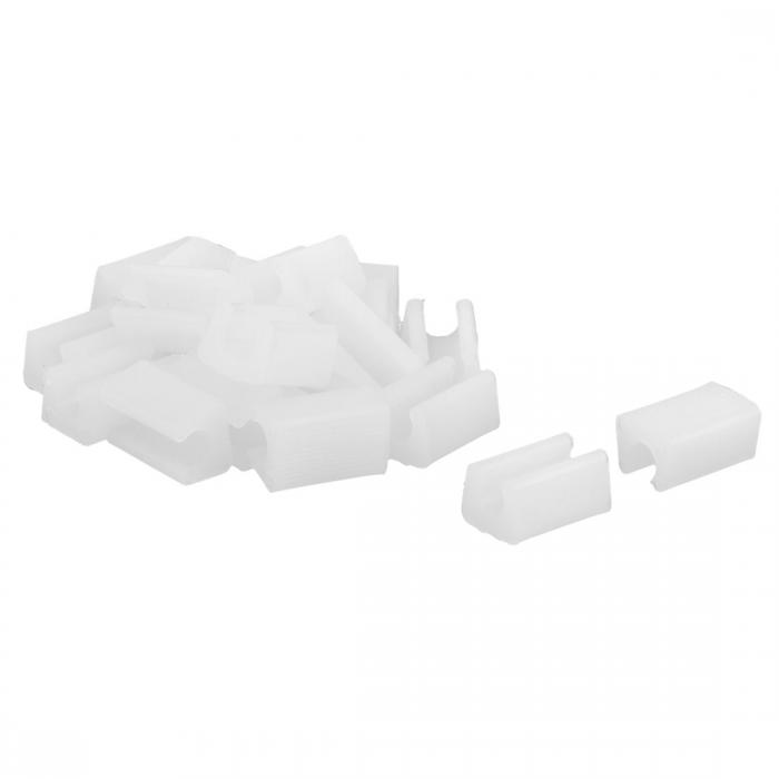 uxcell 足キャップ パイプキャップ 家庭 オフィス プラスチック製 家具 足 椅子 脚 プロテクター パイプキャップ ホワイト 20個入り