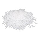 uxcell タイルスペーサー プラスチックスペーサー T型スペーサー 3mmタイルギャップ 1000個入り