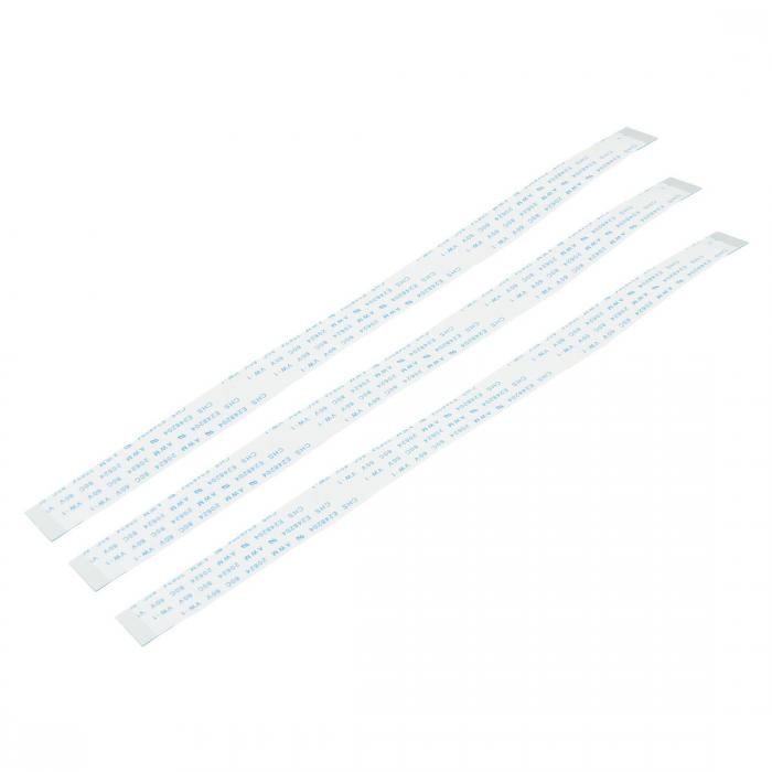 uxcell FFC ケーブル リボン AWM 20624 80C 60V VW-1 3個入り