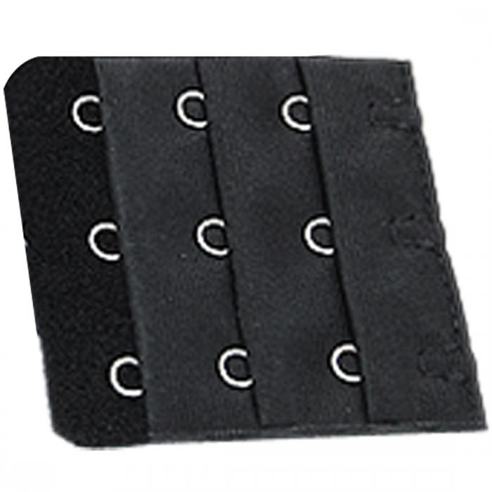 uxcell ブラジャー延長ホック 調整ホック ブラエクステンダー レディース 5本入り ブラック