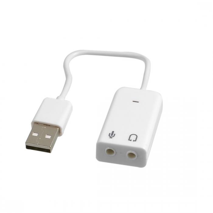 uxcell USB2.0 3Dサウンドカード オーディオ アダプター アダプター ケーブル 7.1チャンネル