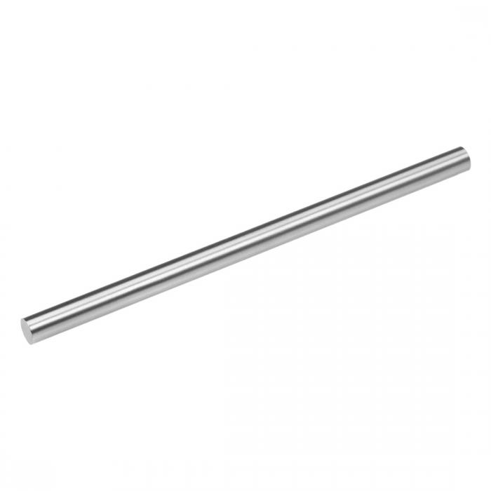 uxcell 中実シャフトバー ラウンドロッド HSS旋盤丸棒 ハイス鋼 直径8 mm グレー 1本入り