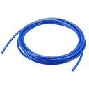 uxcell ナイロンラインホースチューブ 4mm内径 x 6mm外径 5 m PA12 ナイロンチューブ空気圧エアブレーキチューブ 送液用 ブルー(4)