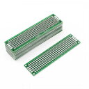 uxcell PCBユニバーサル基板 PCBボード プロトタイプ紙 FR-4材料 2cm x 8cm 緑 12個入り