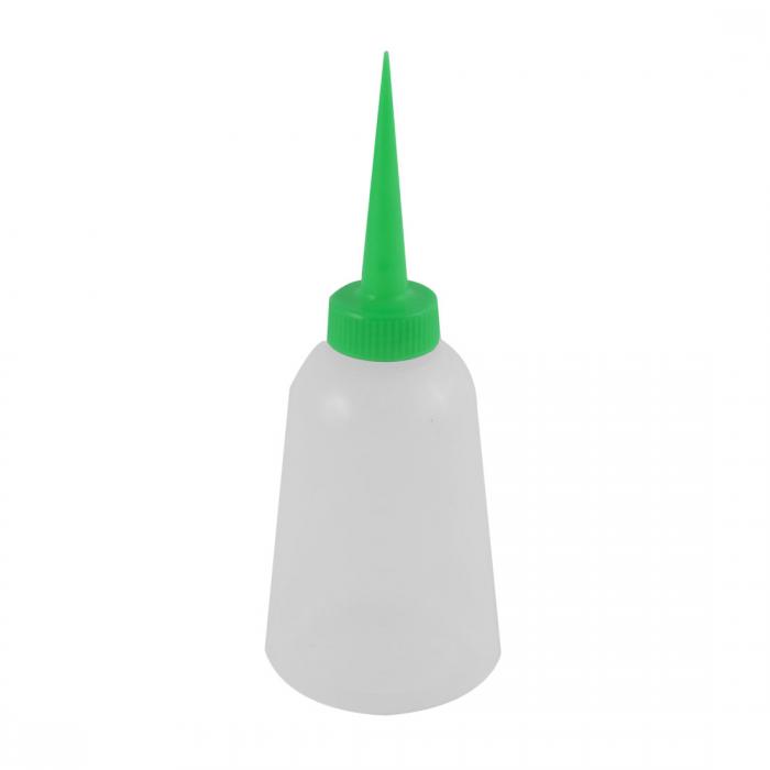 uxcell ミシン用プラスチック潤滑剤ノズルスクイー ズオイルボトル容器 250ml