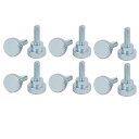 uxcell ナールサムネジ ボルト フラットヘッド カーボンスチール製 M4x12mm 12個入