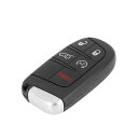 uxcell リモートキーフォブシェルケース キーレス 新しい車の交換 M3N-40821302 ブラック Jeepに対応 Grand Cherokee 201...
