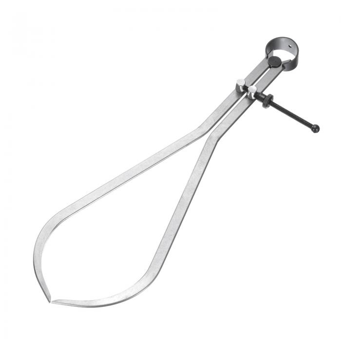 uxcell スプリング外側キャリパー ステンレス鋼 調整可能 スプリングキャリパーベントレッグ 木工旋盤..