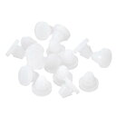 uxcell 15個 シリコンプラグ 7-8mm 穴に適したラバーラウンドスナップインロッキングホールプラグ 金属チューブ用 防水ホールプラグ 家具エンドキャッ...