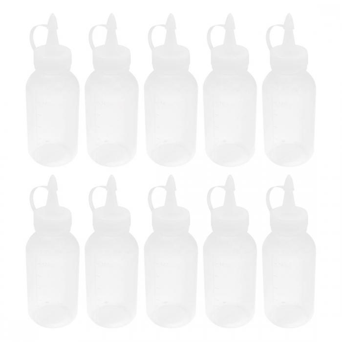 uxcell 測定ボトル 調剤 実験 ストレート先 とがった鼻 3.4oz/100ml 10個入り