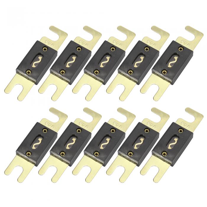 X AUTOHAUX ANLヒューズ ヒューズの交換 60A 車 トラック オートバイ ボート オーディオ CD用 10個