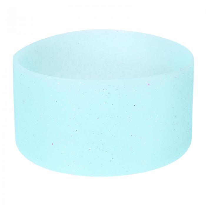 uxcell 2.84-3インチ 水筒 底直径用シリコンブートスリーブ タンブ ラー用シリコン底カバー 滑り止めプロテクタースリーブカバー ブルー