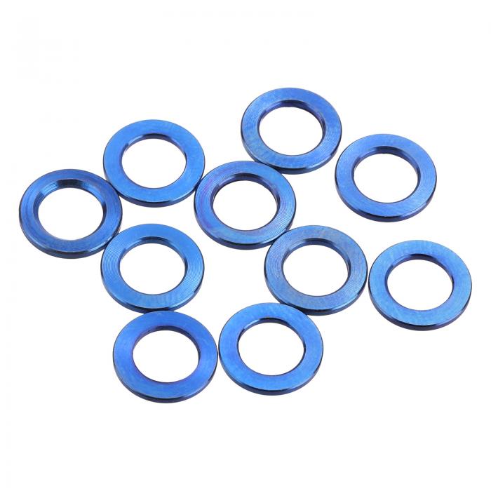 uxcell M6チタン平ワッシャー メートル平ワッシャー ネジ ボルト ナット モーターのメンテナンス用 ブ..