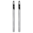 uxcell 2個セット レザーホールパンチ 4mm 直径丸型 45#鋼製 レザーウォッチバンド レザークラフト 衣類 ハンドバッグ 生地用