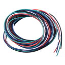uxcell 28ゲージPVCフックアップワイヤー 1.5m/5ft 28AW G 柔軟な電線 UL1007 ティンメッキ銅 配線 5色, 直径1mm モデル航空機 電化製品 内部接続用(4)