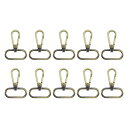uxcell 10個セット スイベルクラスプ 1.25