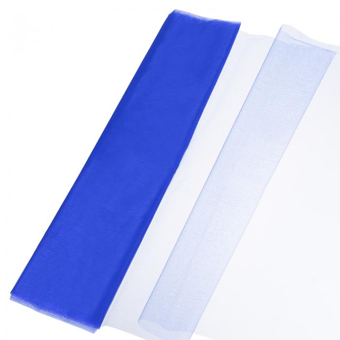 uxcell チュール生地の背景カーテン DIY チュチュスカート シャワー装飾 ウェディング クラフト 誕生日パーティー用品用 48 cm x 5 M サファイア