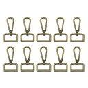 uxcell 10個セット スイベルクラスプ 1