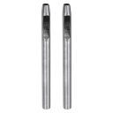 uxcell 2個セット レザーホールパンチ 5mm 直径丸型 45#鋼製 レザーウォッチバンド レザークラフト 衣類 ハンドバッグ 生地用