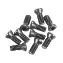 uxcell 10個セット トルクスネジ M3.5x10mm 12.9級 ラウンドフラットヘッド T15トルクスレンチ付き スクリュードライバー カーバイドイン...