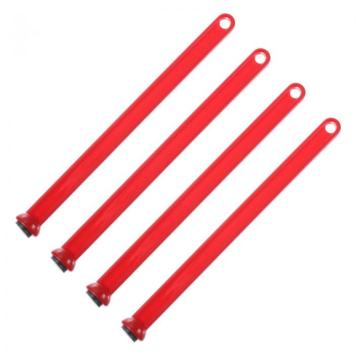 uxcell 4個セット 磁石付きふた持ち上げキット 鍋用磁石付きふた 保存用品 レッド