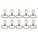 uxcell 10個セット スイベルクラスプ 1.25