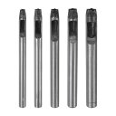 uxcell 5個セットのレザーホールパンチセット 4mm-8mm スチール製の中空丸穴パンチセット ベルト ウォッチバンド 紙 プラスチック レザークラフト用...