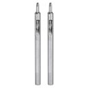 uxcell 2個セット レザーホールパンチ 2mm 直径丸型 45#鋼製 レザーウォッチバンド レザークラフト 衣類 ハンドバッグ 生地用