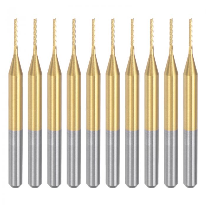 uxcell 10ĥå 0.8mm 󥳡ȥХɥɥߥ Ħե饤å CNC롼ӥå PCBޥ 1/8