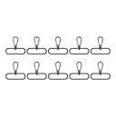 uxcell 10個セット スイベルクラスプ 2