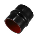 X AUTOHAUX 1個 83mm/3.27" 102mm/4.02" 長さ ブラッ ク レッド カーシリコンホース ハンプホース クーラントホース ユニバーサル