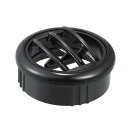 ACROPIX バス ボート ヨット キャラバン用の汎用的なACエアコンベントアウトレット - 1個入り 直径87mm 高さ75mm 黒色丸型