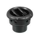 ACROPIX RVバスボートヨットキャラバン用の汎用85mm 70mmラウンド黒ACエアコンベントアウトレット - 1個パック