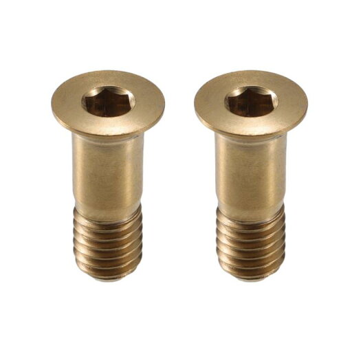 ACROPIX M5x14.2mm ゴー ルドトーン ユニバーサル自転車リアディレイラーホイールボルトスクリュー - 2個セット ACROPIX M5x14.2mm ゴー ルドトーン ユニバーサル自転車リアディレイラーホイールボルトスクリュー - 2個セット