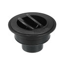 ACROPIX RVバスボートヨットキャラバン用の100mm 75mmラウンド黒ACエアコンベントアウトレットユニバーサル - 1個パック