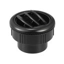 ACROPIX RVバスボートヨットキャラバン用の汎用ACエアコンベントアウトレット 直径87mm 高さ75mm 黒色 接続パイプ付き-1個パック