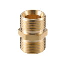 VekAuto 圧力洗浄機コネクター 14mm M22x1.5からM22x1.5メスアダプターブ ラス製ホースコネクターユニバーサル圧力洗浄機用 ブ ラス製 銅...