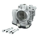 A ABSOPRO 電子スロットルボディアセンブリ No.12603897 Chevr oletに対応Co baltに対応用 シルバートーンのアルミニウム合金製...
