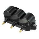 A ABSOPRO Chevr oletに対応Matizに対応2011-2015用のイグニッションコイルパック交換品No.96291054 プラスチック製 黒