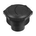 Motoforti CCTV01:ユニバーサルダッシュボードエアコンアウトレットベント RVバスボートヨット用 1.81"パイプ径 プラスチック製 黒い