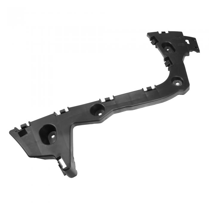 Motoforti リア左バンパーブラケット、ドライバーサイドバンパーサポート、Fordに対応フォーカス2015-2018用、プラスチック製、黒い