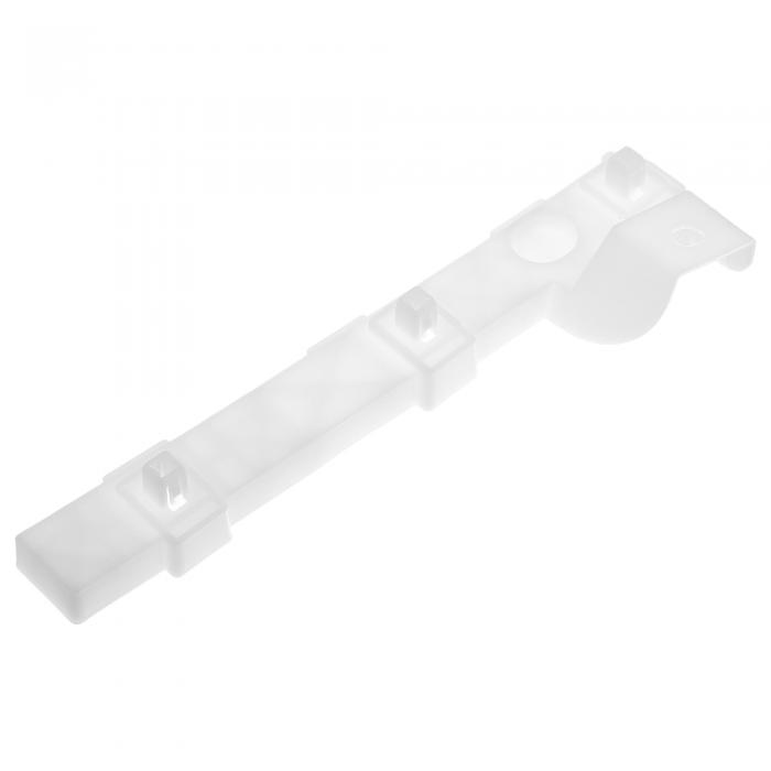 Motoforti フロント左バンパーブラケット、ドライバーサイドバンパーサポート、Mitsubishiに対応ランサー2008-2017用、プラスチック製、No.6400F54 9、ホワイト、1個