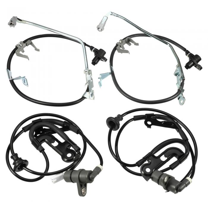 Motoforti ABSセンサー 車輪速センサー フロント左奥右 Toyotaに対応 Camryに対応 1997-2001 金属 番号8954333030/8954233030/8954532030/8954632030 ブラック 4個